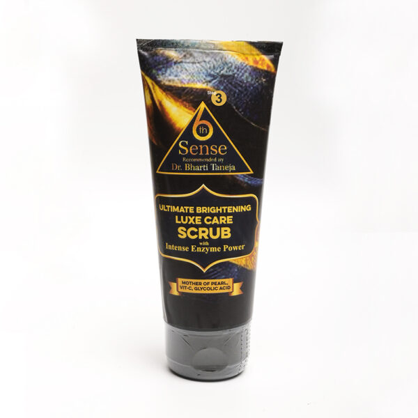 Ultimate Nourishing Luxe Care Scrub with Intense Enzyme Power (Mother of pearl, Vit-c, Glycolic acid)