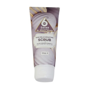 Skin Rejuvenating Scrub with Micro Repair Formula (Mother of Pearl, Vit-C, Glycolic Acid)