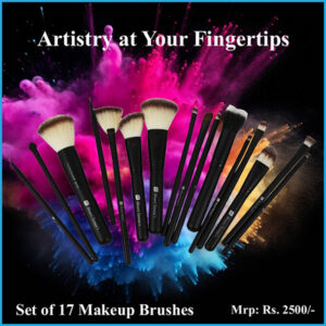 SET OF 17 MAKEUP BRUSHES